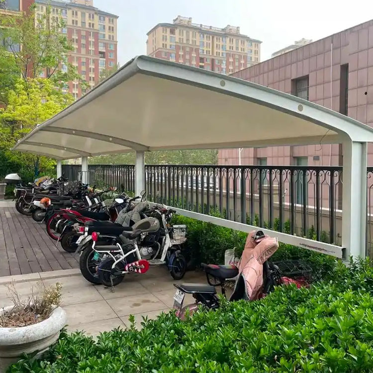 大箐山县膜结构电动车棚